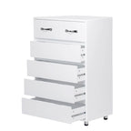 Large storage space dresser with 6 drawers for living room,bedroom