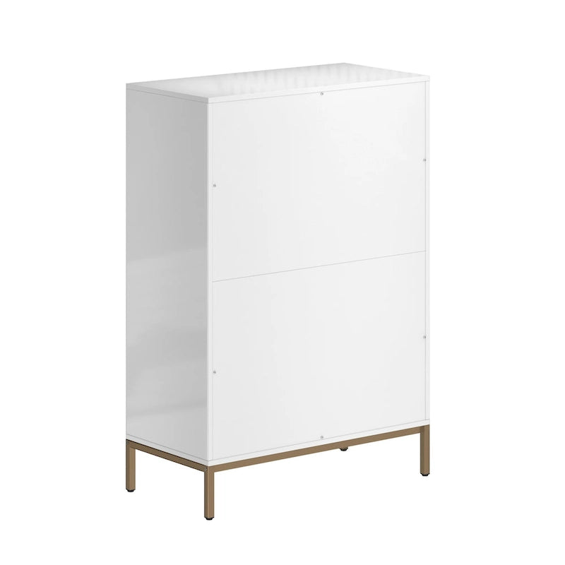 Clihome Wooden 5-Drawer Storage Chest