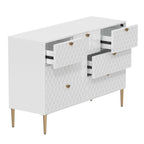 Morden Wood Furniture 7 Drawer Dresser Chest