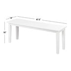 Simple Living 4-piece Sumner Dining Set with Dining Bench