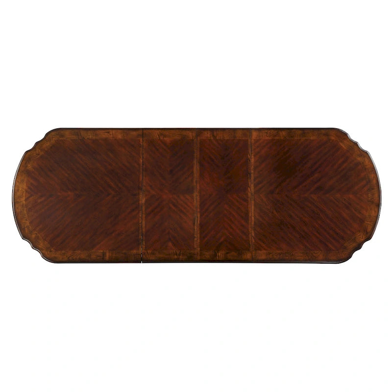 Furniture of America Abeena Traditional Cherry 120-inch Expandable Table