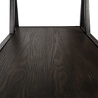 Arista Cobblestone Brown with Grey Dusty Wax Hang-up Chair Side Table