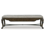 Signature Design by Ashley Maylee Dark Brown 63 Dining Bench - 63.25W x 17.5D x 20.25H