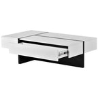 45.2 Modern High Gloss Surface Coffee Table By Aoolive