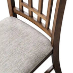 Santa Rosa Antique Honey Lattice Back Side Chair (Set of 2)