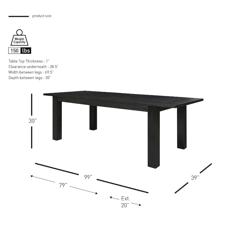 Bedford Butterfly Dining Table