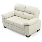 Marta Faux Leather Loveseat