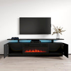 Eva Modern TV Stand with Electric Fireplace