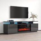 Eva Modern TV Stand with Electric Fireplace