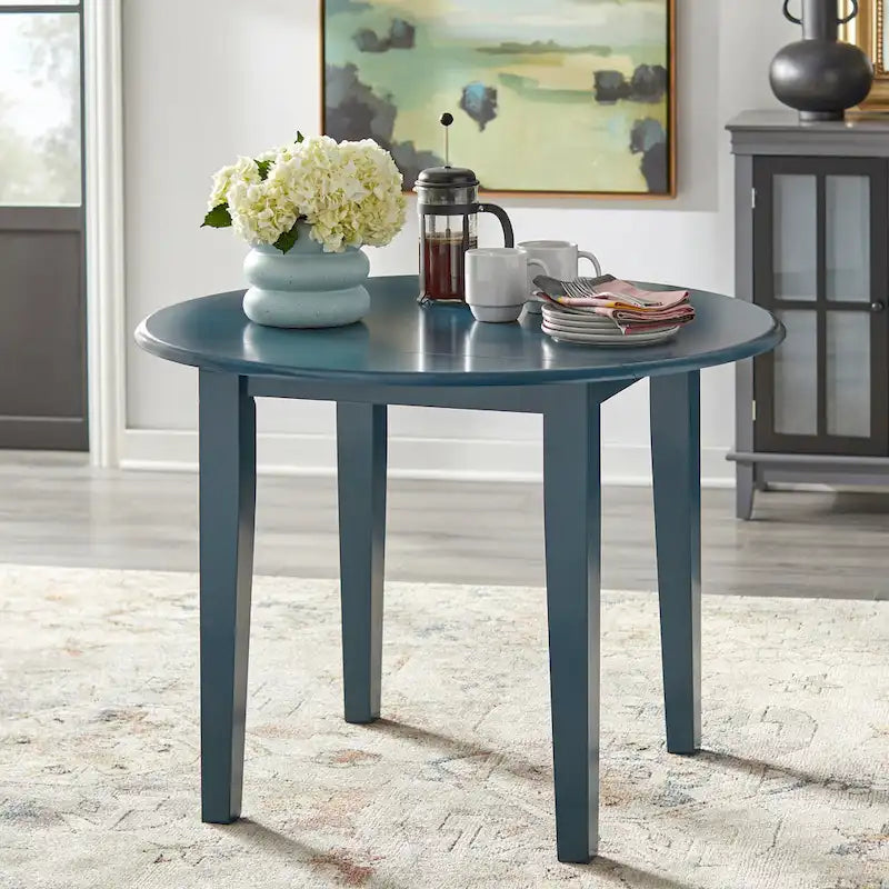 Simple Living Rollo Solid Wood Drop Leaf Dining Table