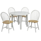 Simple Living Rollo Solid Wood Drop Leaf Dining Table