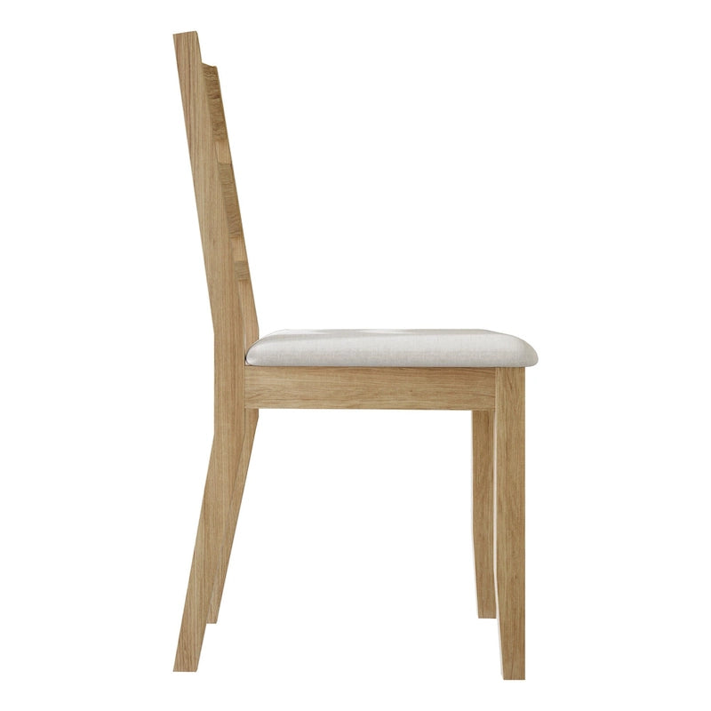 CraftPorch Elegant Wooden Dining Chairs (Set of 2) - N/A