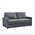 Manchester Corduroy 70 inch Square Arms Sleeper Sofa with Mattress