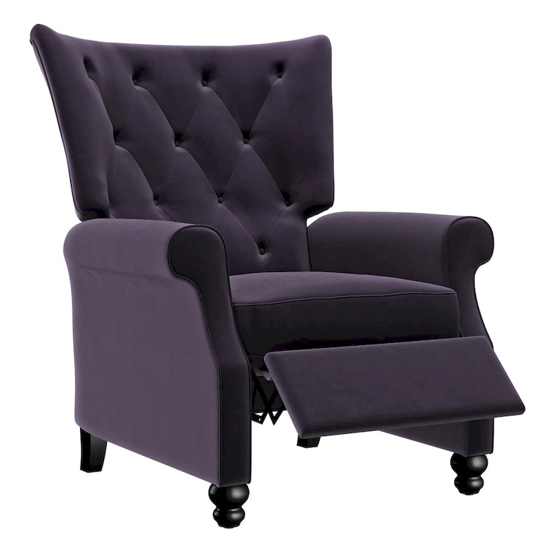 Copper Grove Plush Pushback Recliner Chairs (Set of 2)