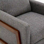 Vinton Push Back Recliner in Performance Fabric