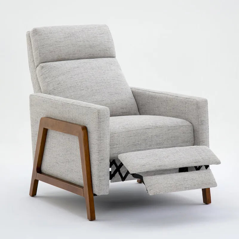 Vinton Push Back Recliner in Performance Fabric
