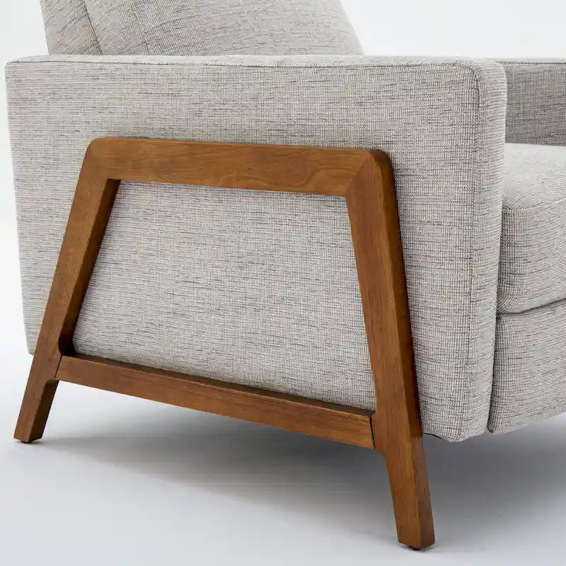 Vinton Push Back Recliner in Performance Fabric
