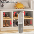 Hall Tree Storage Bench Shoe Rack Entryway Hall Tree Shoe Storage