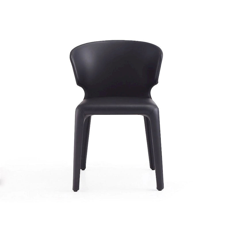Conrad Cream Faux Leather Dining Chair (Set of 2)