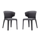 Conrad Cream Faux Leather Dining Chair (Set of 2)