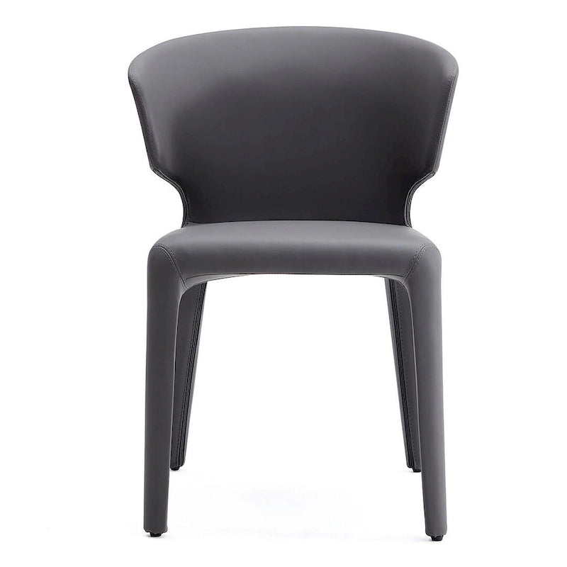 Conrad Cream Faux Leather Dining Chair (Set of 2)