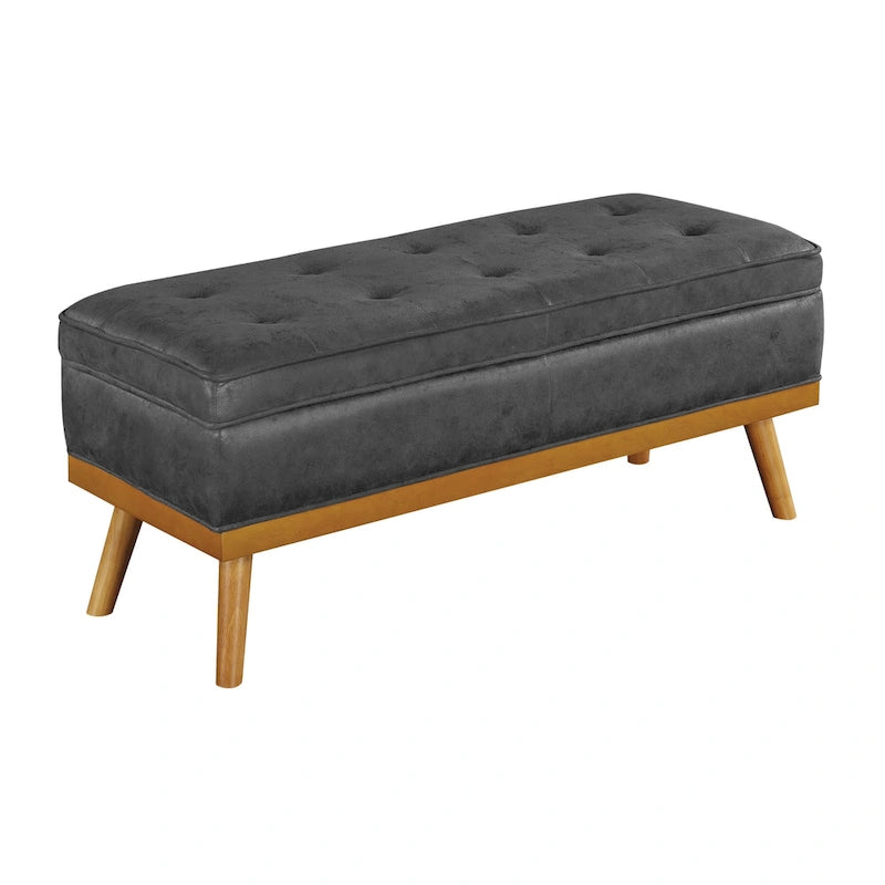 Carson Carrington Sastamala Mid-century Storage Bench