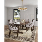 Manhattan Comfort Grand Faux Leather Dining Armchair