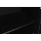 4 Door Wooden Twill Sideboard American Country Vintage Old Living Room Dining Room Hallway Entryway Cabinet