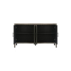 4 Door Wooden Twill Sideboard American Country Vintage Old Living Room Dining Room Hallway Entryway Cabinet