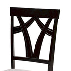 Luise Modern and Contemporary 5-Piece Wood Dining Set-Grey/Dark Brown