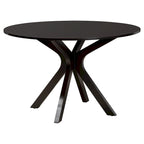 Luise Modern and Contemporary 5-Piece Wood Dining Set-Grey/Dark Brown