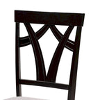 Luise Modern and Contemporary 5-Piece Wood Dining Set-Grey/Dark Brown