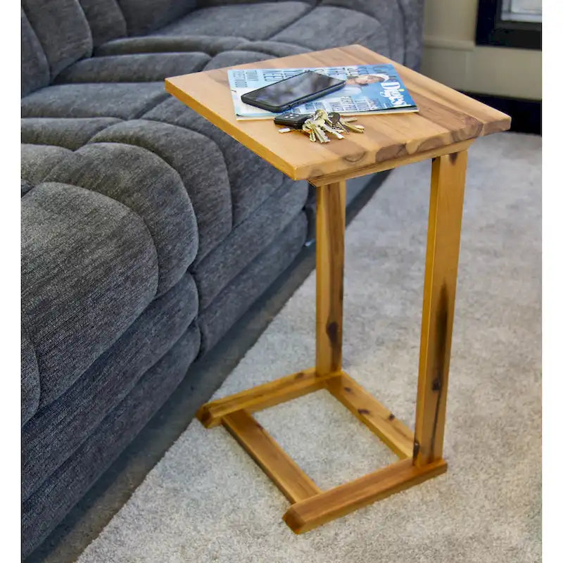 Porch & Den Holly Hill Solid Acacia Sofa C-Table