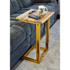 Porch & Den Holly Hill Solid Acacia Sofa C-Table