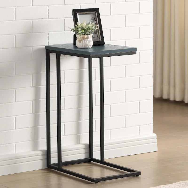 Rendrick Industrial 16-inch Steel C-shaped Side Table