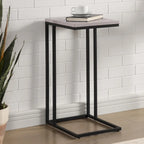 Rendrick Industrial 16-inch Steel C-shaped Side Table