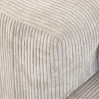 102 L-shape Corduroy Upholstered Sectional Couch Oversize Modern Minimalist Sofa