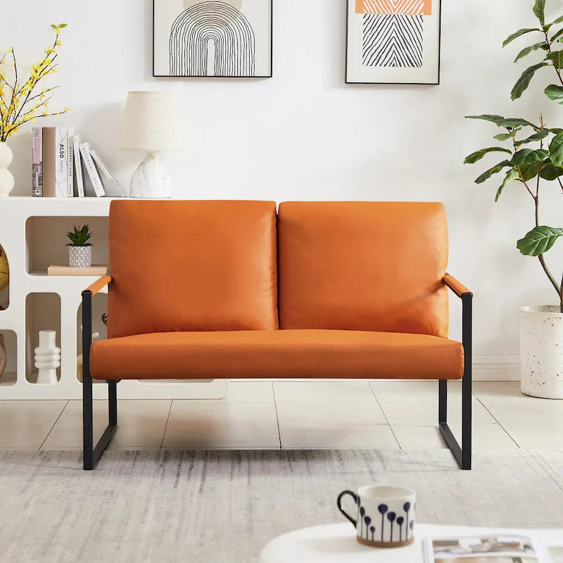 Accent Arm Chair with Extra Thick Padded Backrest and Seat Cushion Sofa Chairs