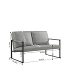 Accent Arm Chair with Extra Thick Padded Backrest and Seat Cushion Sofa Chairs