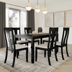 CraftPorch Vintage Style 7-piece Wooden Dining Set