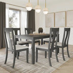 CraftPorch Vintage Style 7-piece Wooden Dining Set