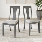 CraftPorch Vintage Style 7-piece Wooden Dining Set