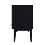 SEI Furniture Mid-century Modern TV Stand Media Console for TV's up to 68