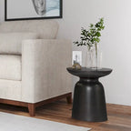 WYNDENHALL Layne Modern Industrial 16 inch Wide Metal Accent Side Table, Fully Assembled