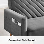 VANOMi Modern Convertible Sofa Bed