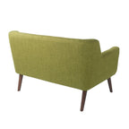 Carson Carrington Balestrand Mid-century Tufted Back Fabric Loveseat - N/A