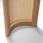 60 Solid Rattan Console Table