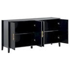 Accent Storage Cabinet Sideboard Wooden Cabinet with Metal Handles for Hallway, Entryway, Living Room, Bedroom