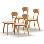 Wooden Dining chair 100% dust-free FAS grade oak chair