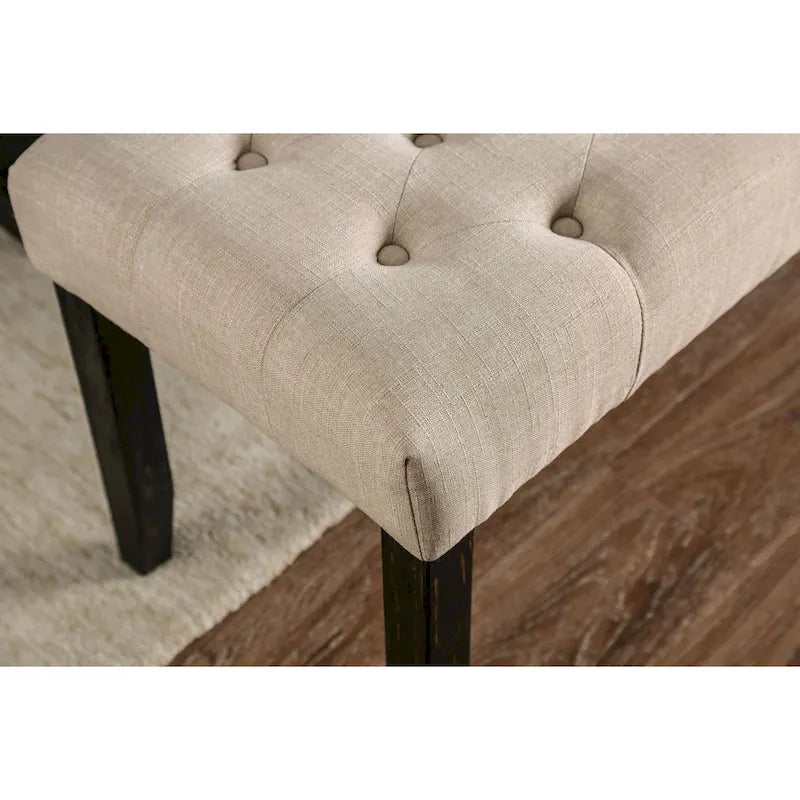 Copper Grove Chalwa Rustic Tufted 48-inch Dining Bench